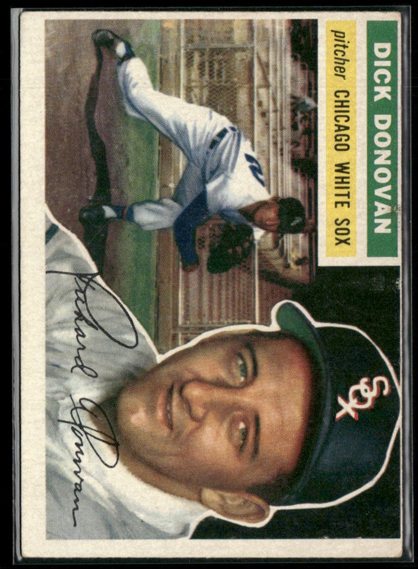 Dick Donovan 1956 Topps #18 Chicago White Sox