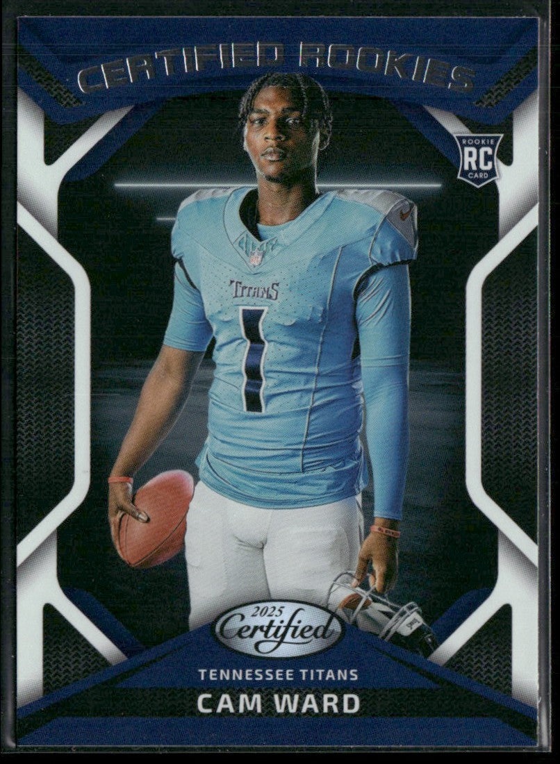 Cam Ward 2025 Panini Certified Rookies RC #CRK-CWD Tennessee Titans