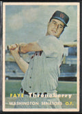 Faye Throneberry 1957 Topps #356 Washington Senators