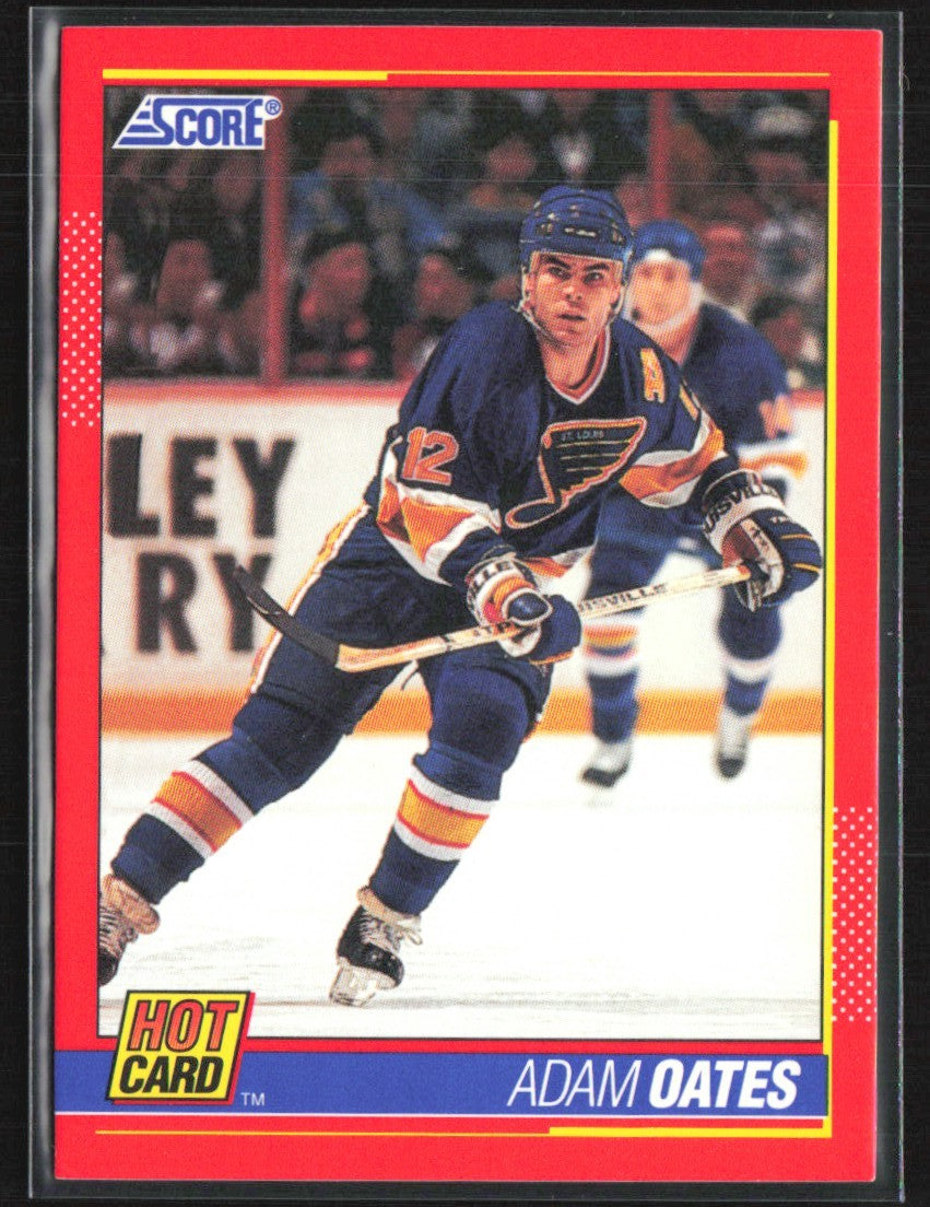 Adam Oates 1991 Score Hot Card #6 St. Louis Blues
