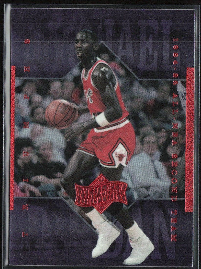 Michael Jordan 1999 Upper Deck Athlete of the Century #21 Chicago Bulls