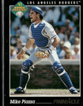 Mike Piazza 1993 Pinnacle #252 Los Angeles Dodgers