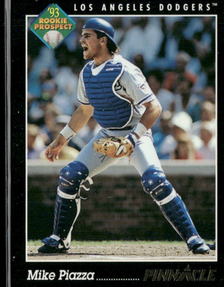 Mike Piazza 1993 Pinnacle #252 Los Angeles Dodgers