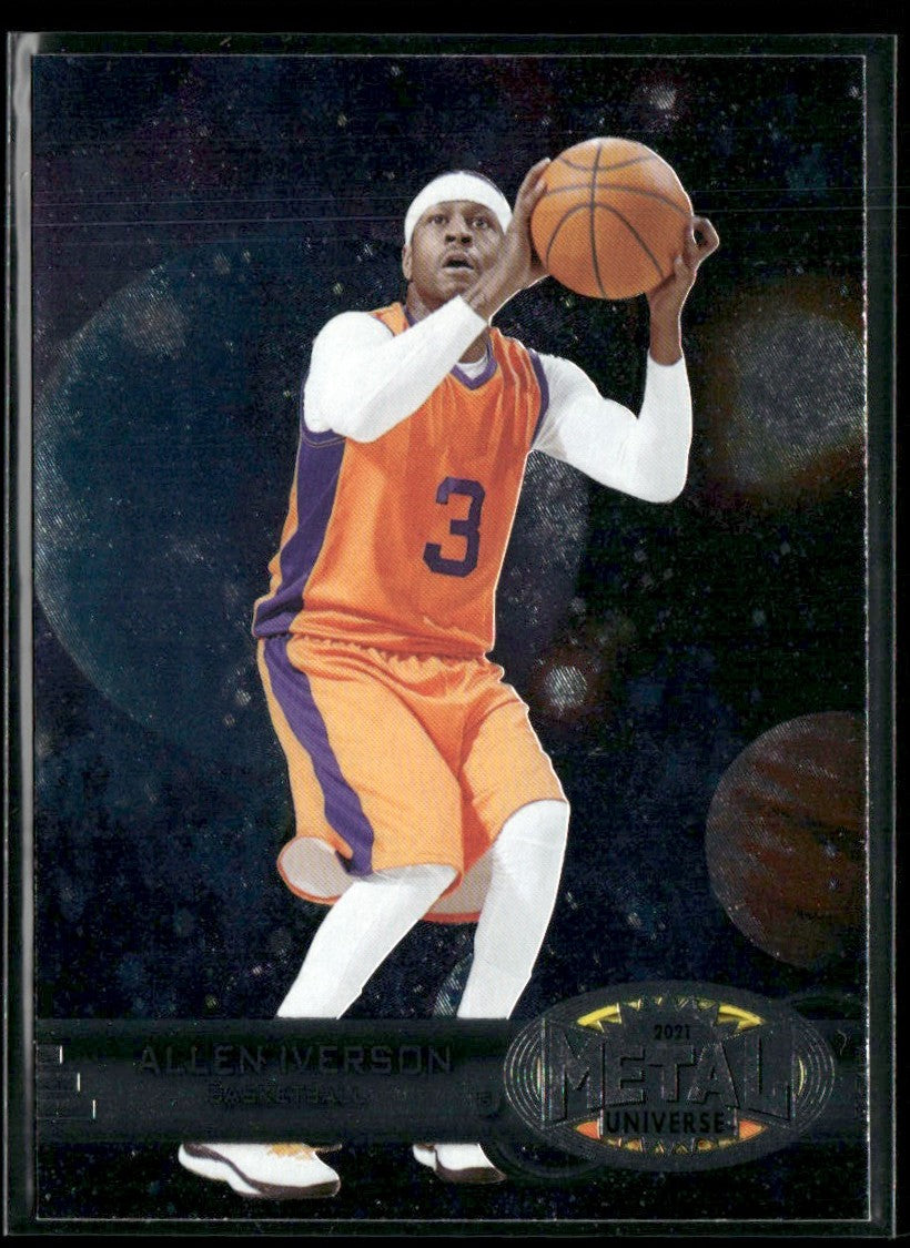 Allen Iverson 2021 SkyBox Metal Universe #RB-2 Philadelphia 76ers