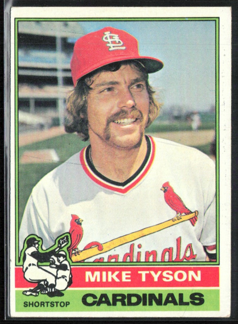Mike Tyson 1976 Topps #86 St. Louis Cardinals