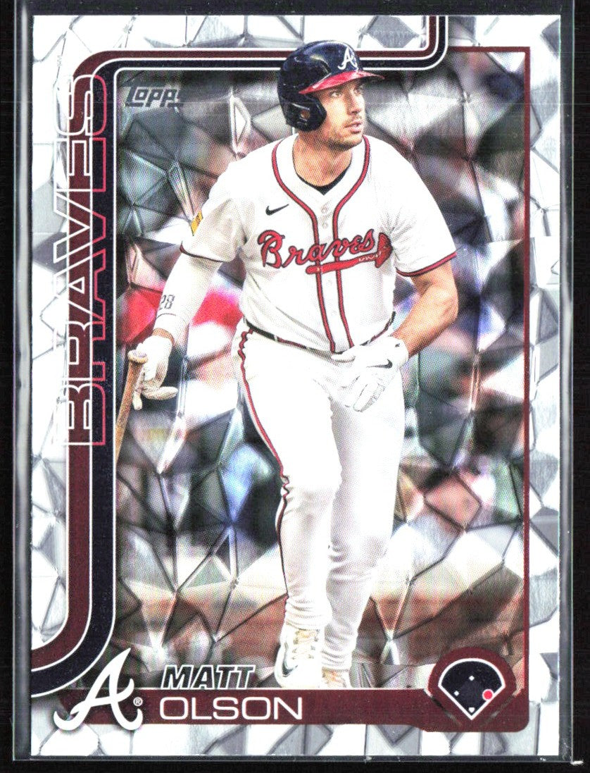 Matt Olson 2025 Topps Diamante Foil #145 Atlanta Braves