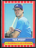 Dale Murphy 1987 Fleer Baseball All Stars #29 Atlanta Braves