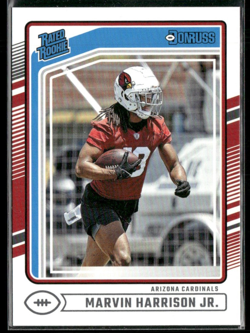 Marvin Harrison Jr. 2024 Panini Donruss RC #393 Arizona Cardinals