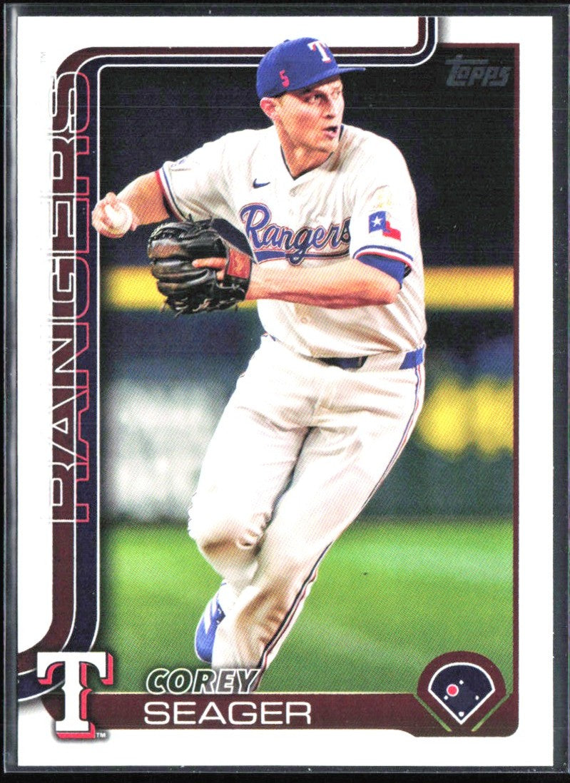 Corey Seager 2025 Topps Companion Card #CC-13 Texas Rangers