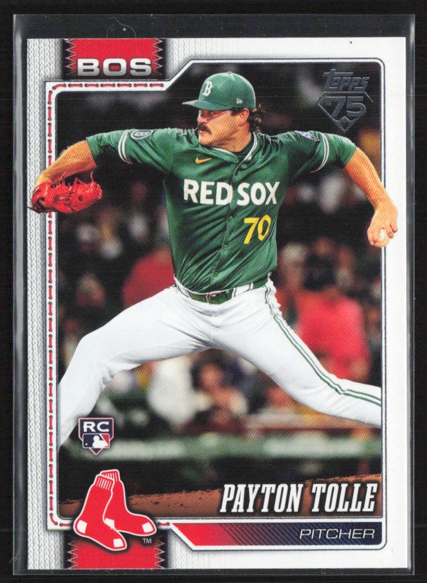 Payton Tolle 2026 Topps RC #15 Boston Red Sox