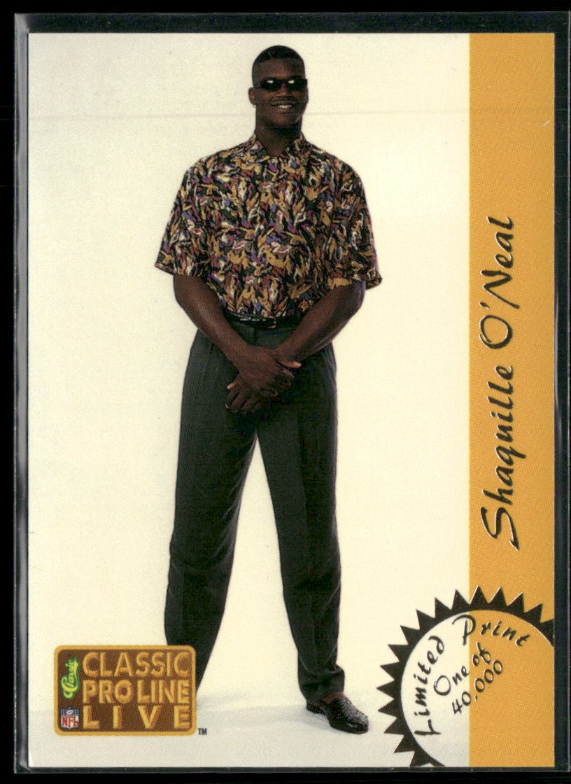 Shaquille O'Neal 1993 Classic Pro Line Live Limited Print /40,000 #LP2