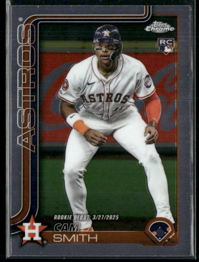 Cam Smith 2025 Topps Chrome Update RC #USC19 Houston Astros