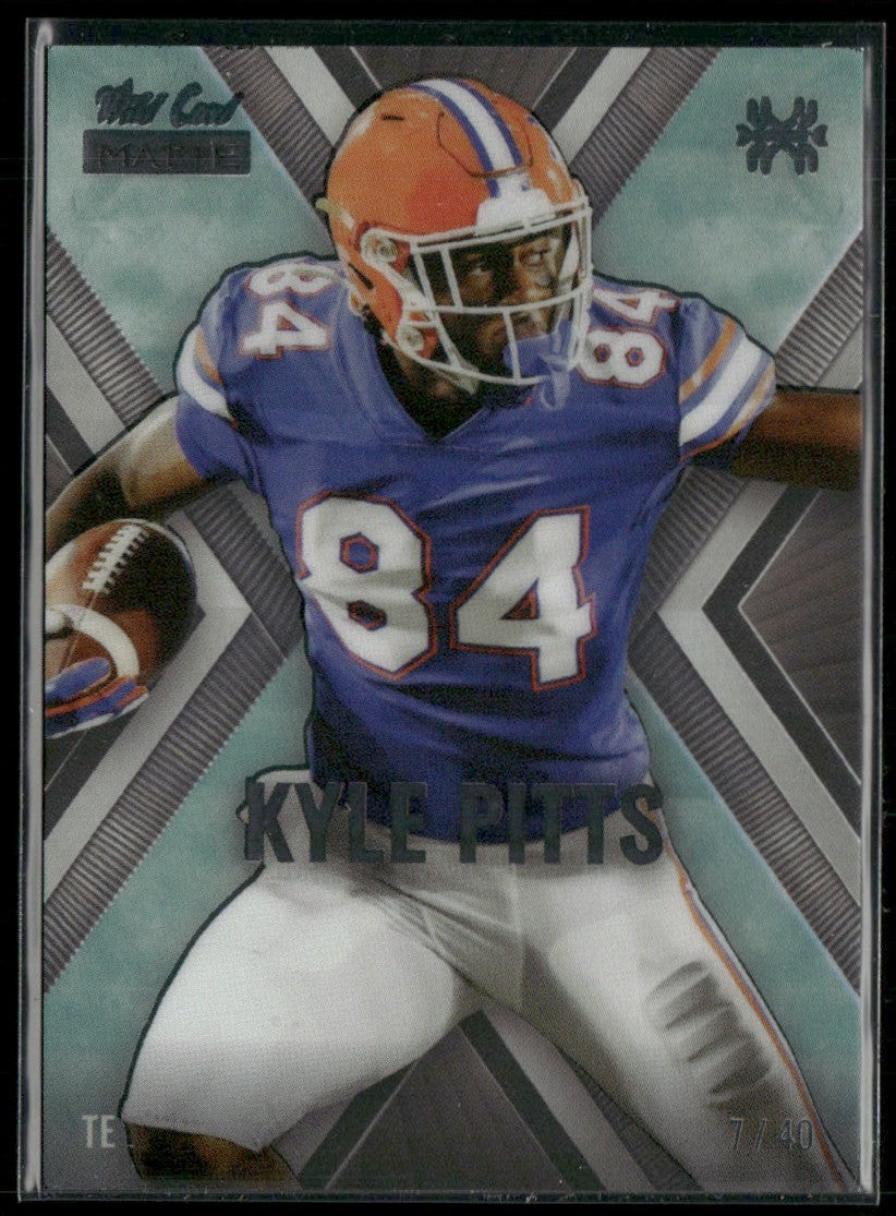 Kyle Pitts 2021 Wild Card Matte X-Plode White Green /40 #MXP-5 Florida Gators