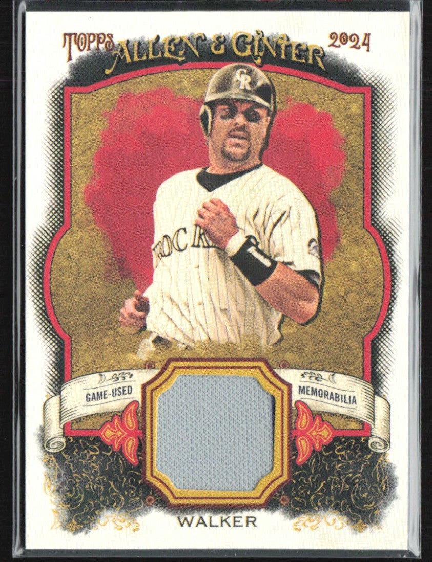Larry Walker 2024 Topps Allen & Ginter Jersey #AGR-LW Colorado Rockies