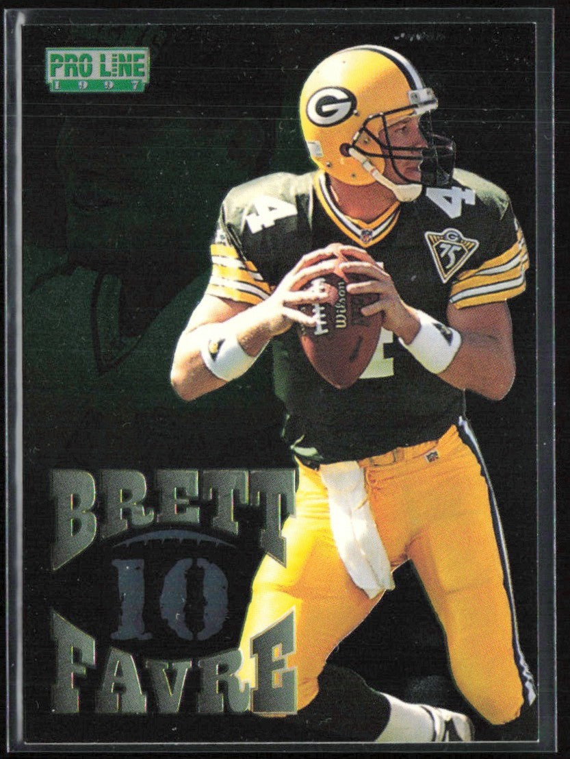 Brett Favre 1997 Pro Line #BF 2 Green Bay Packers