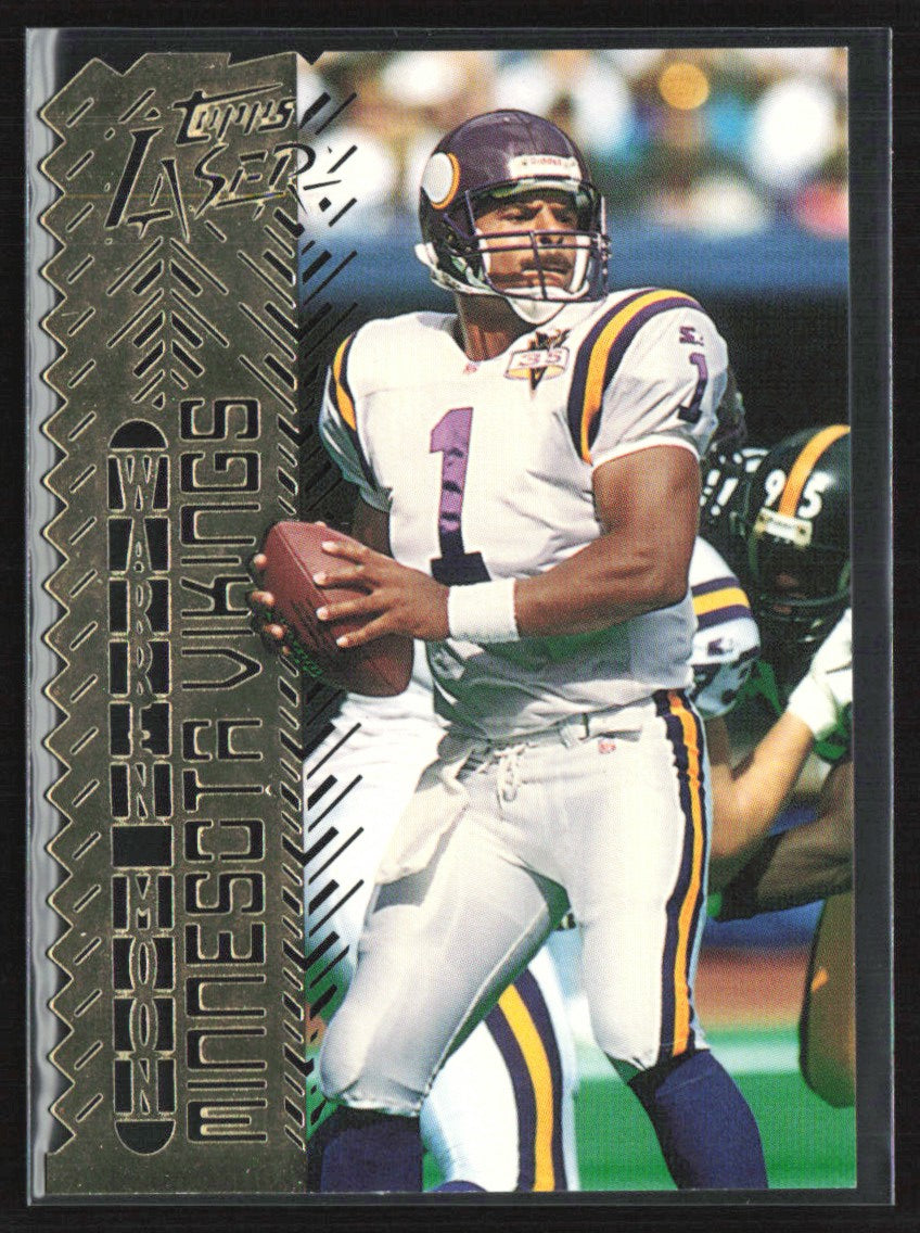 Warren Moon 1996 Topps Laser #84 Minnesota Vikings