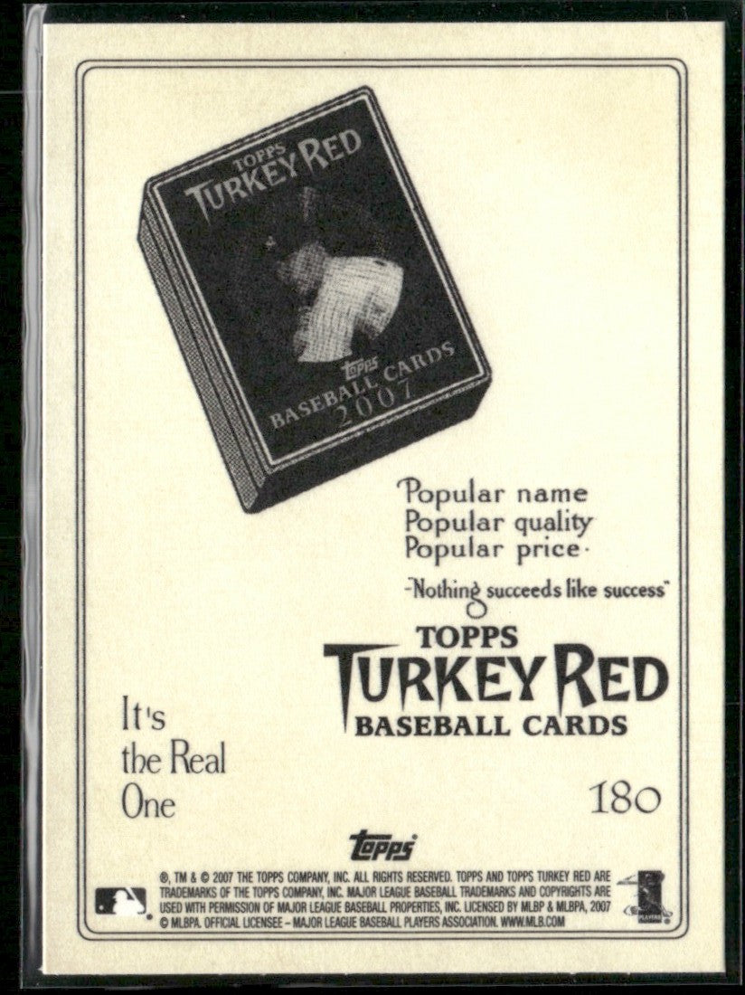 Miguel Cabrera 2007 Topps Turkey Red #180 Florida Marlins