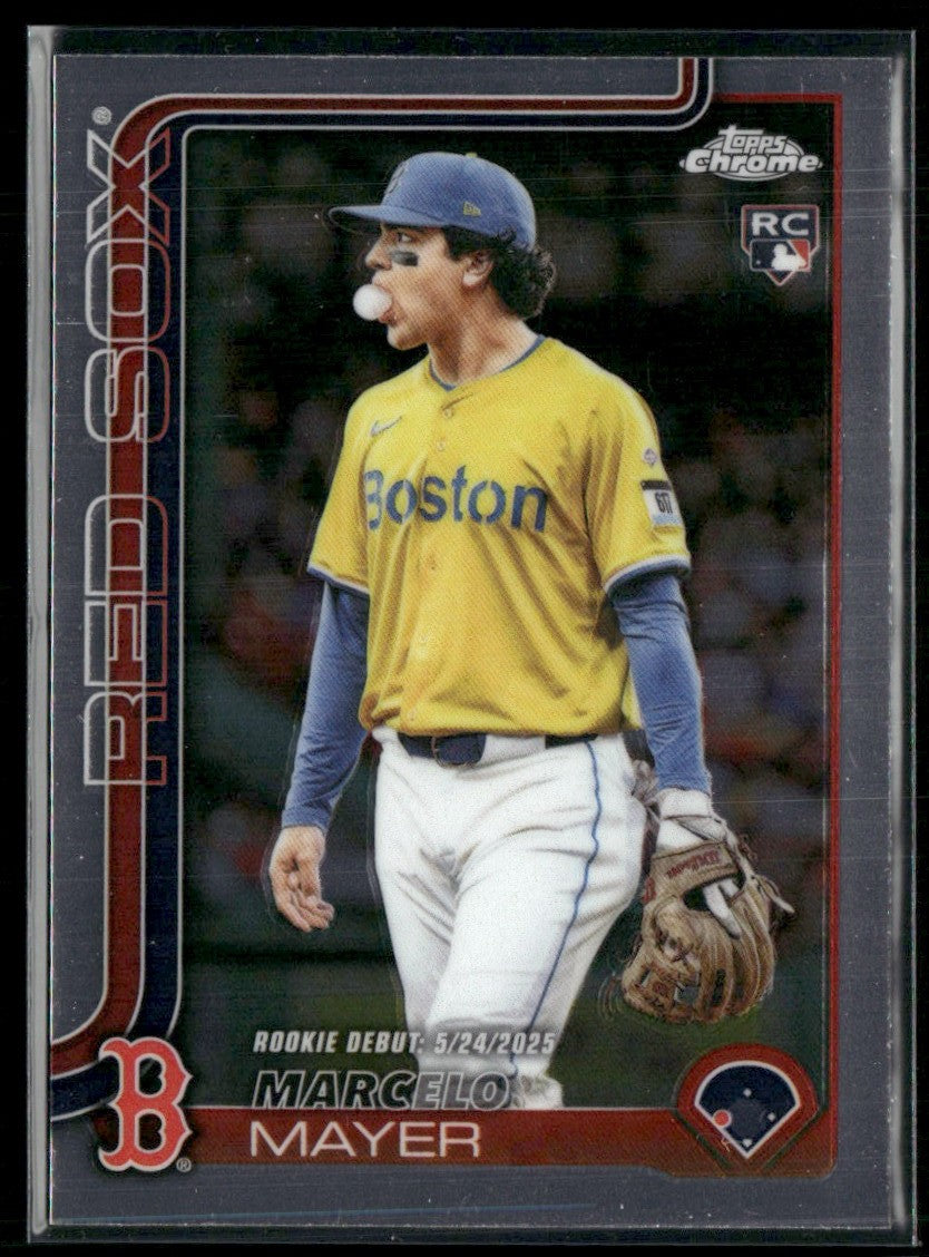 Marcelo Mayer 2025 Topps Chrome Update RC #USC117 Boston Red Sox
