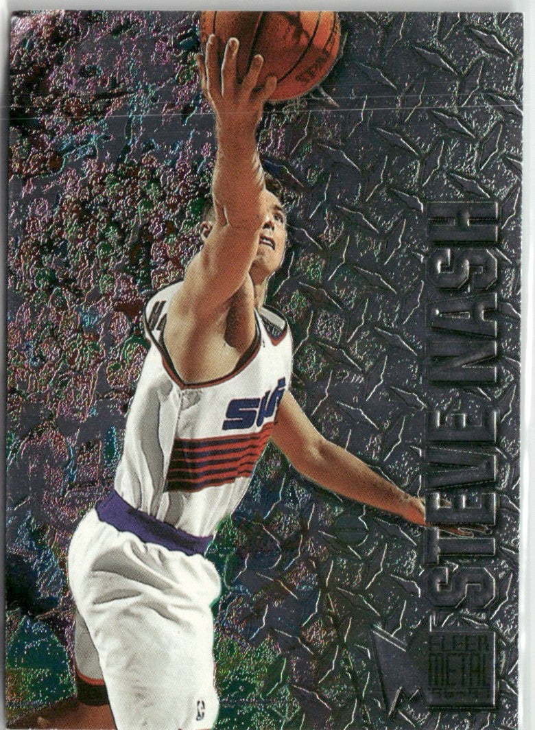 Steve Nash 1996 Fleer Metal RC #205 Phoenix Suns