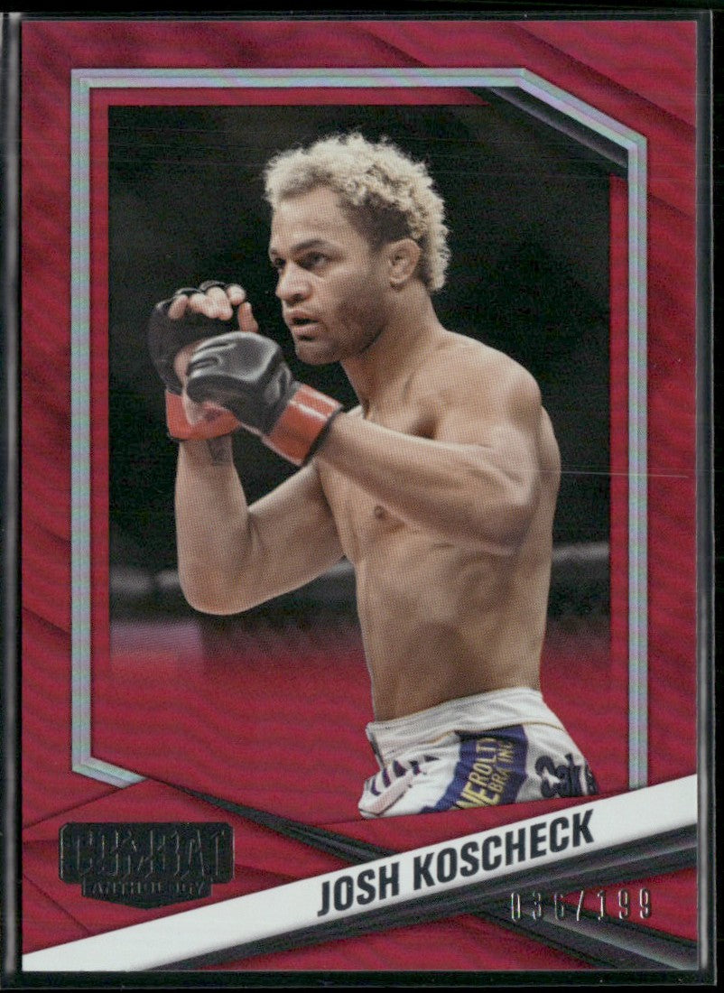 Josh Koscheck 2025 Panini Combat Anthology Red /199 #34