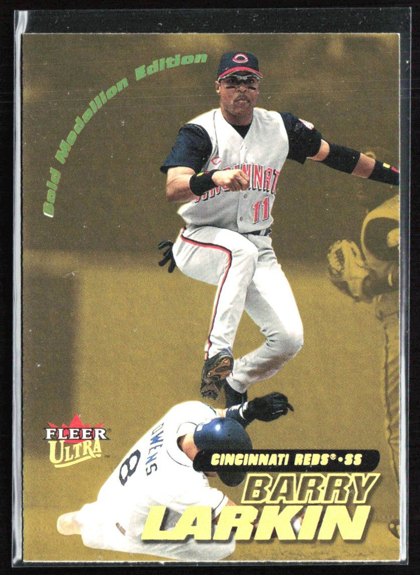 Barry Larkin 2001 Fleer Ultra Gold Medallion #71G Cincinnati Reds