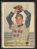 Elmer Singleton 1957 Topps #378 Chicago Cubs