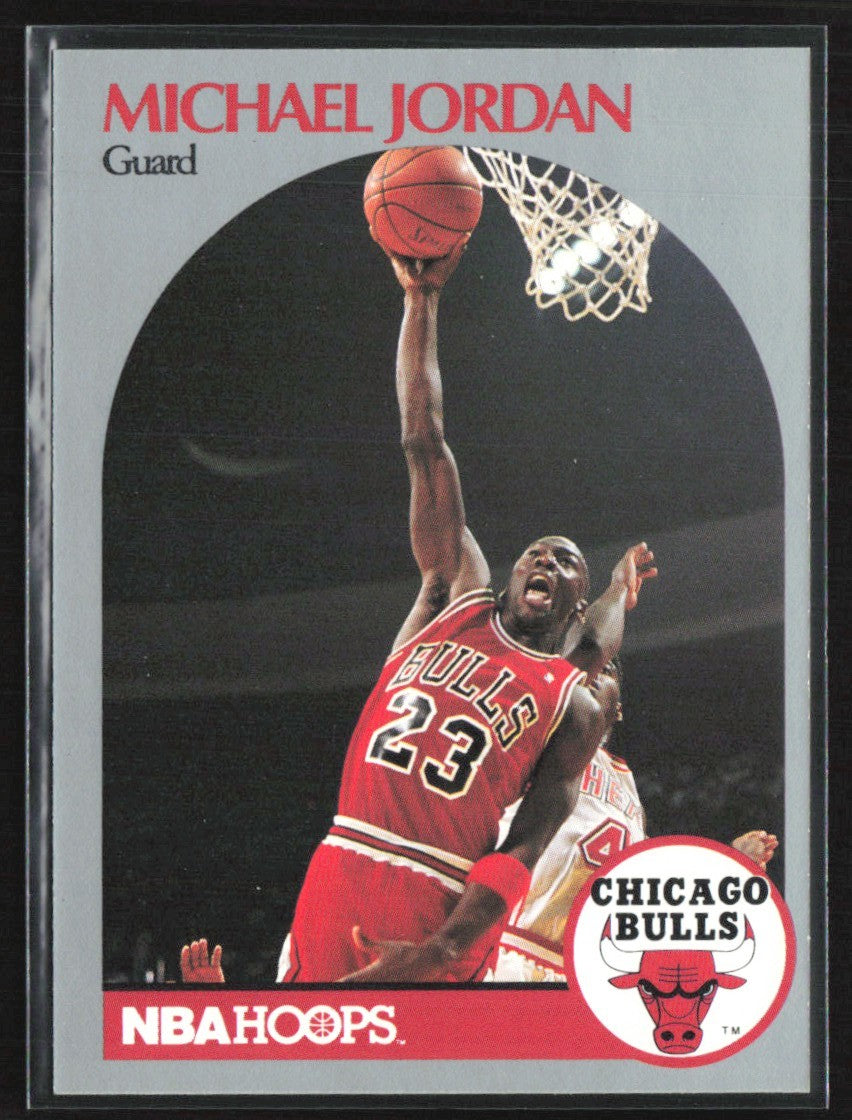 Michael Jordan 1990 Hoops #65 Chicago Bulls