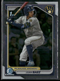 Juan Baez 2024 Bowman Chrome 1st #BCP-160 Milwaukee Brewers