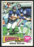 Doug Kotar 1975 Topps RC #516 New York Giants