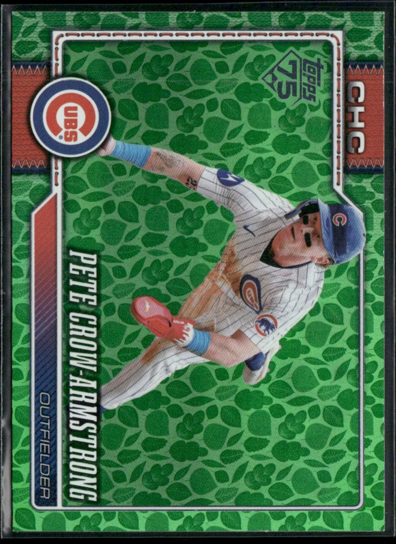 Pete Crow-Armstrong 2026 Topps Easter Green Foil #196 Chicago Cubs