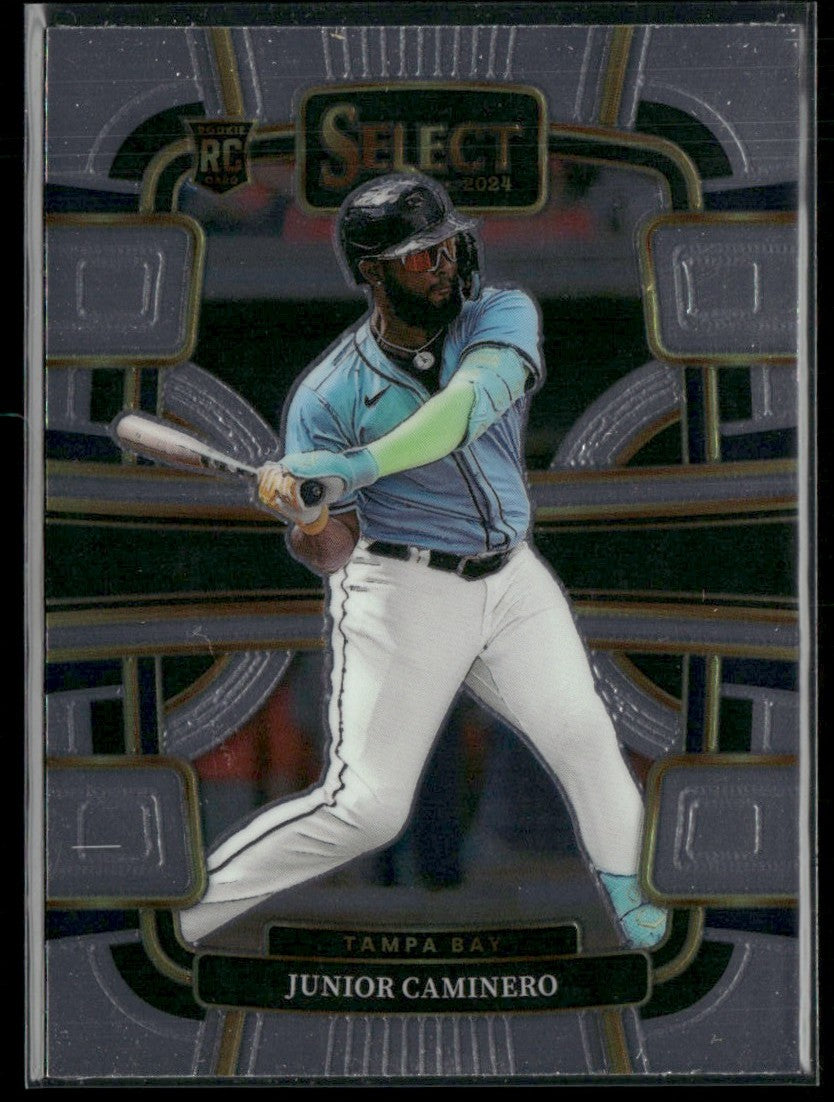 Junior Caminero 2024 Panini Select Concourse RC #60 Tampa Bay Rays
