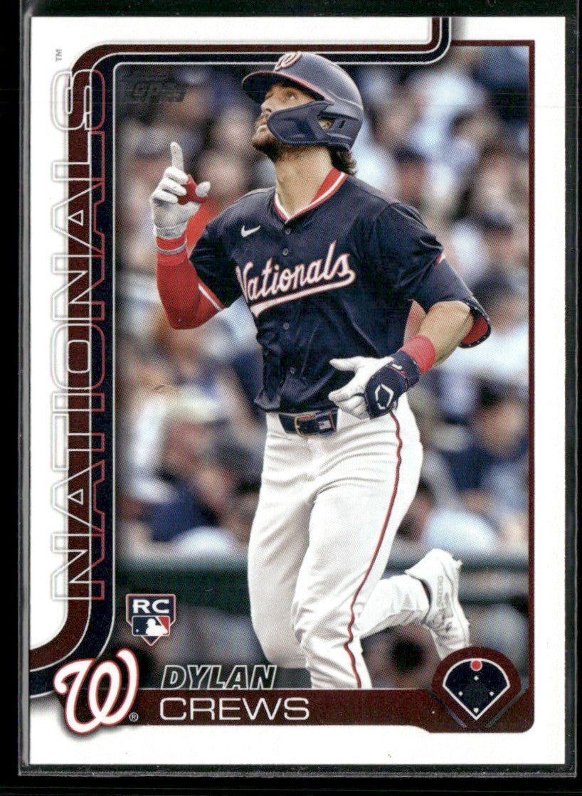 Dylan Crews 2025 Topps RC #74 Washington Nationals