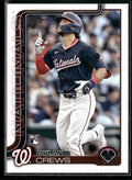 Dylan Crews 2025 Topps RC #74 Washington Nationals