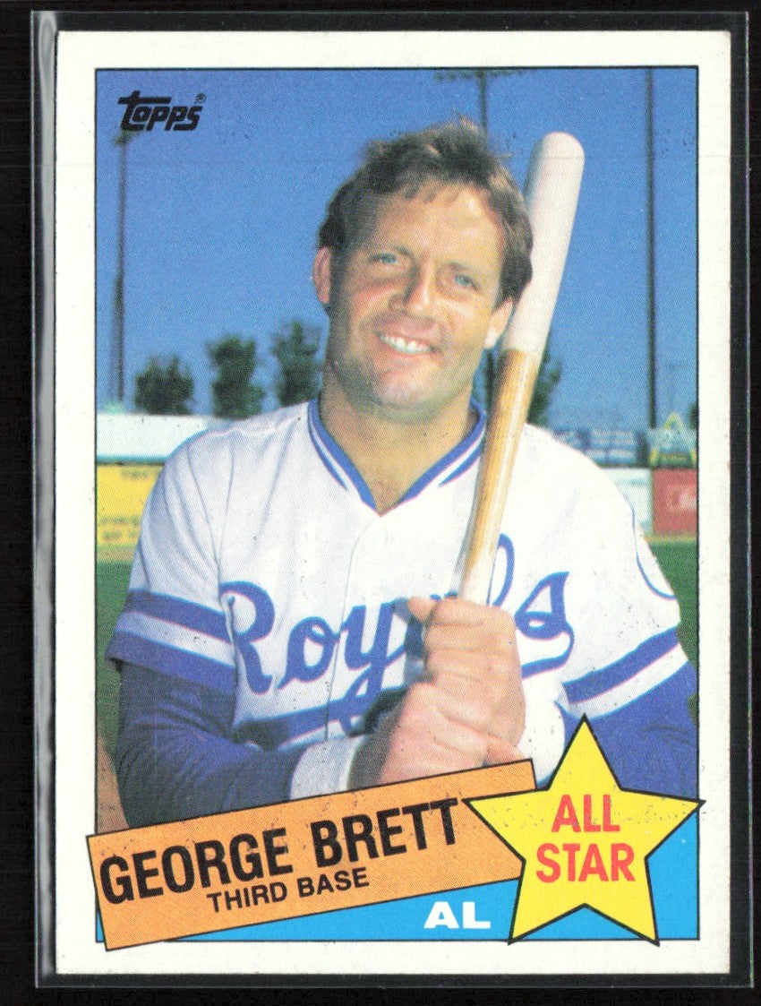 George Brett 1985 Topps All-Star #703 Kansas City Royals