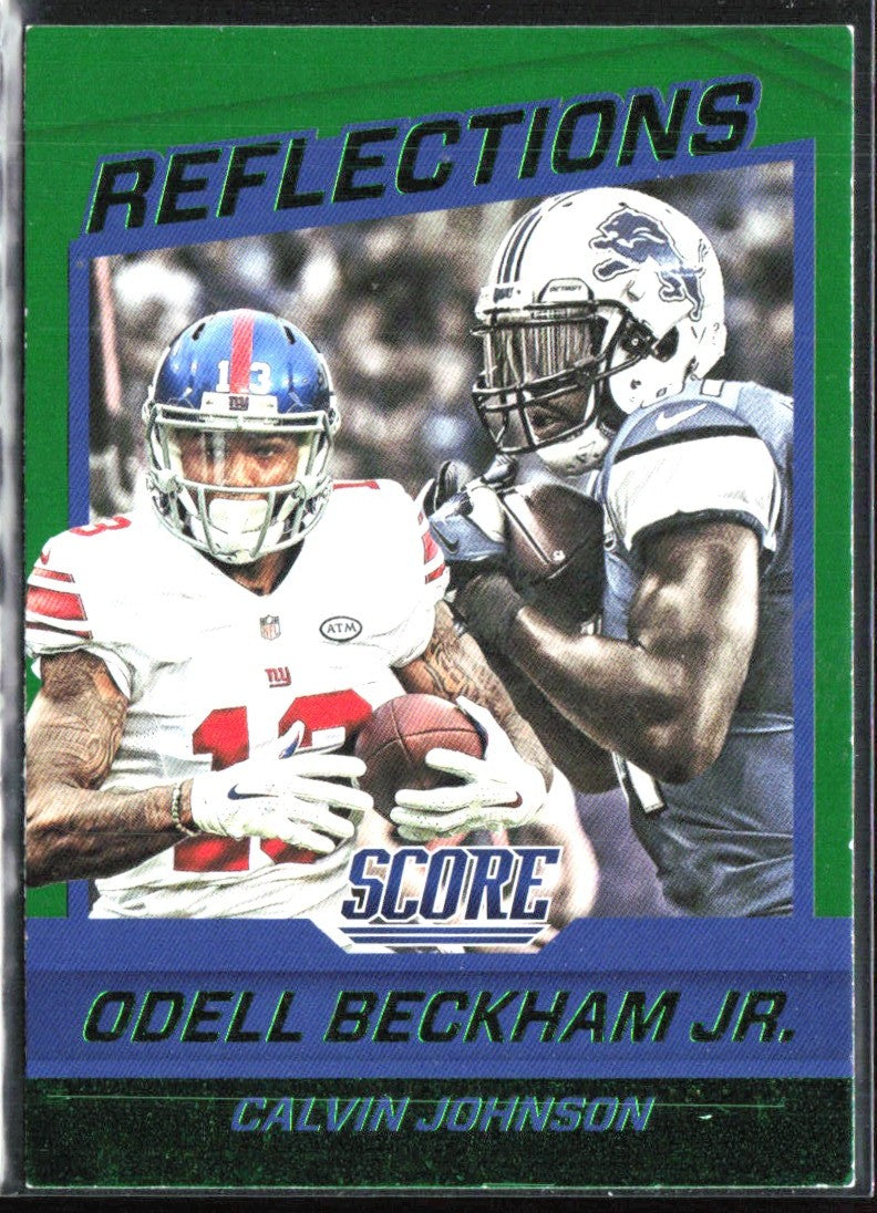 Calvin Johnson/Odell Beckham Jr. 2016 Score Reflections Green #11