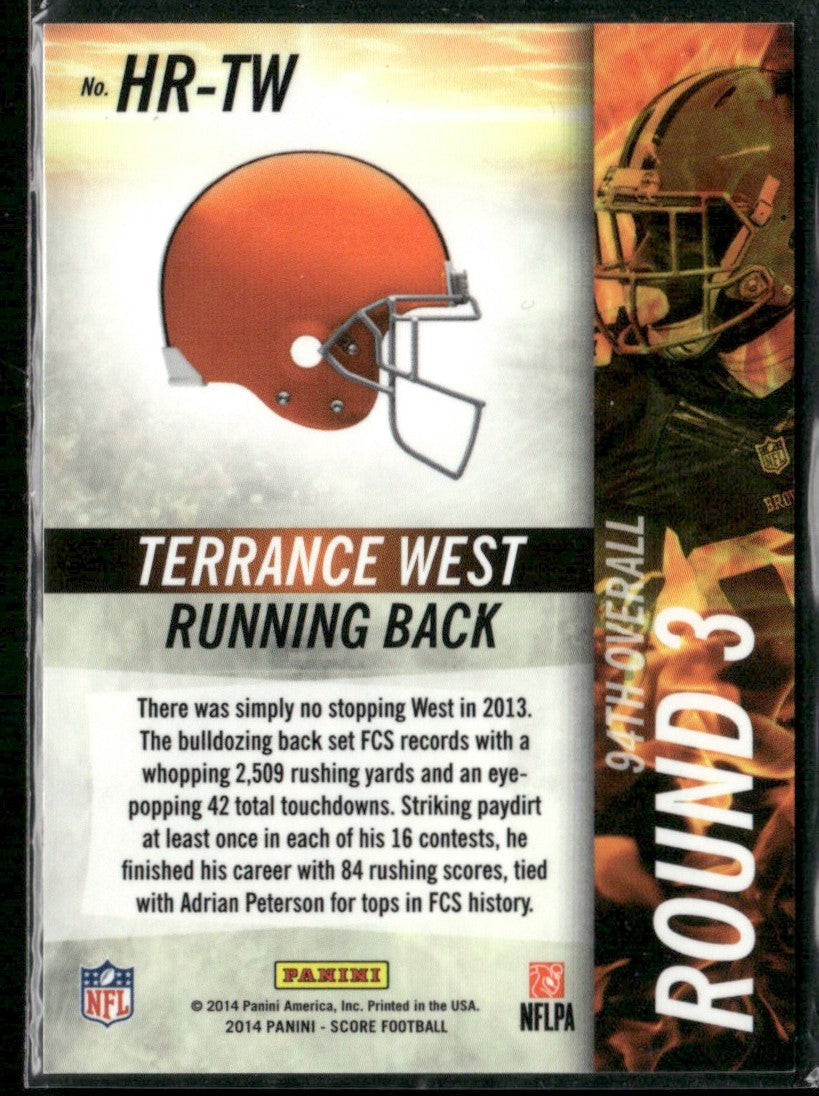 Terrance West 2014 Panini Fat Pack Red Prizm RC /149 #HR-TW Cleveland Browns