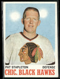 Pat Stapleton 1970 Topps #17 Chicago Blackhawks
