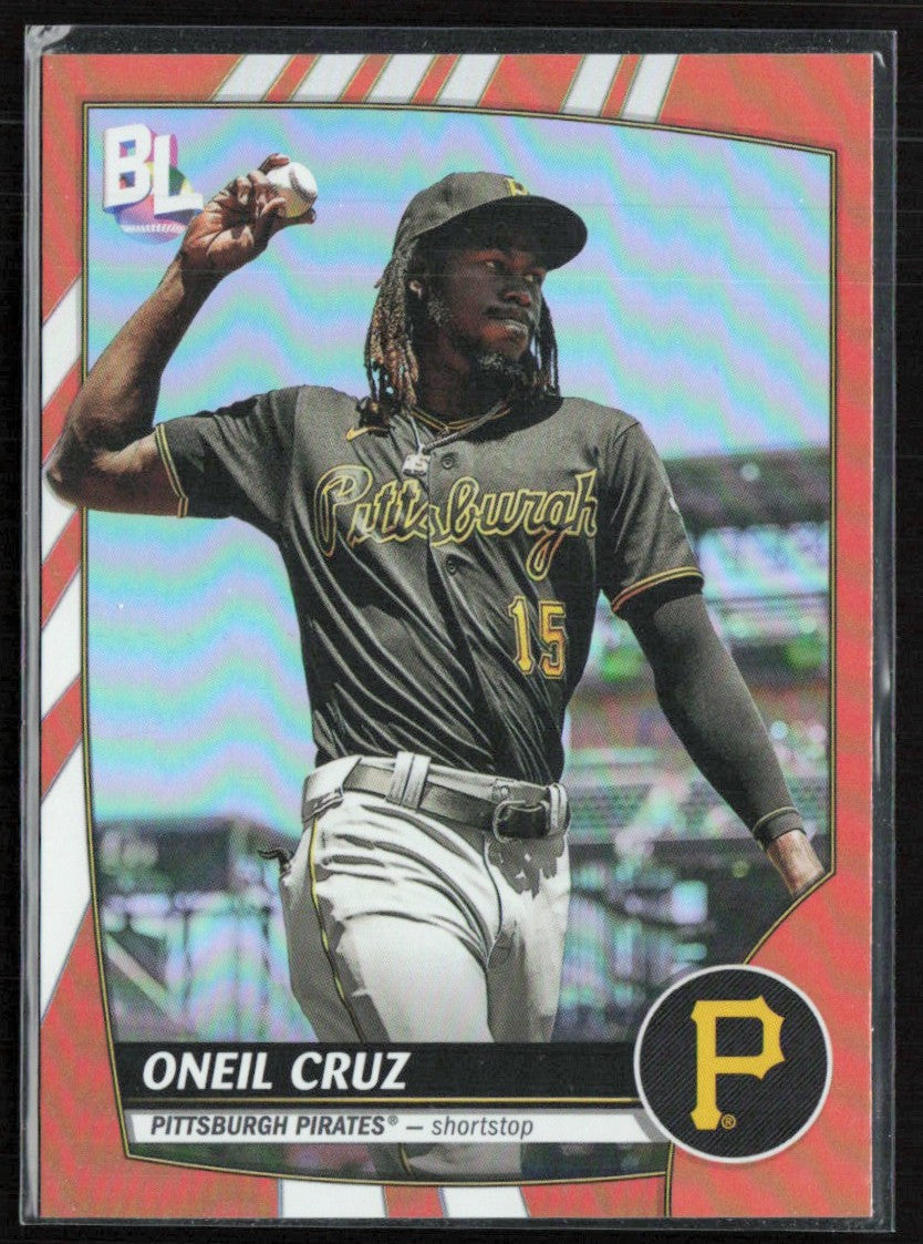 Oneil Cruz 2023 Topps Big League Electric Orange #226 Pittsburgh Pirates