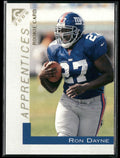 Ron Dayne 2000 Topps Gallery Apprentices RC #158 New York Giants