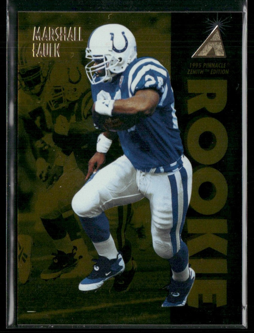 Marshall Faulk 1995 Pinnacle Zenith RC #Z131 Indianapolis Colts