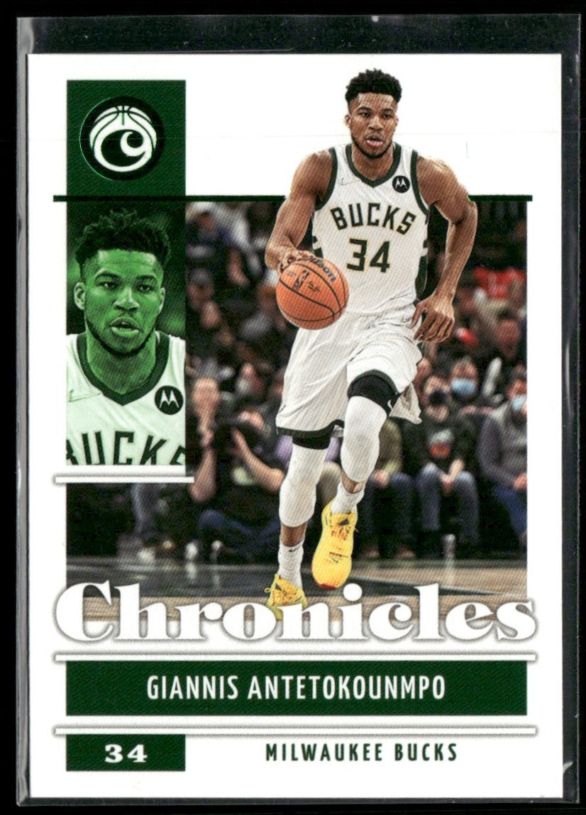 Giannis Antetokounmpo 2021 Panini Chronicles #1 Milwaukee Bucks