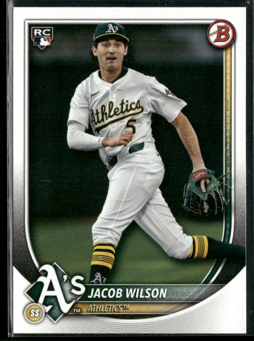 Jacob Wilson 2025 Bowman RC #9 Athletics