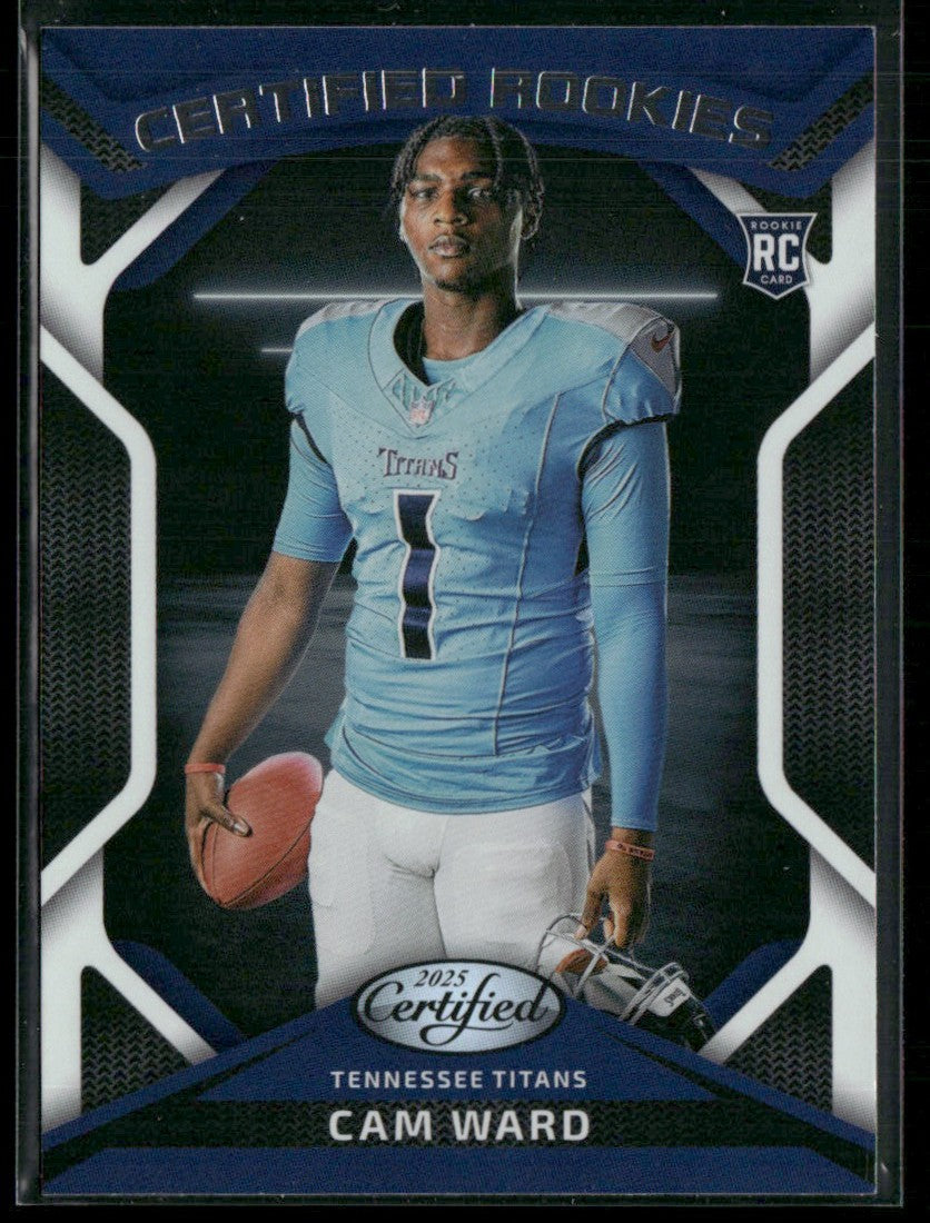 Cam Ward 2025 Panini Certified Rookies RC #CRK-CWD Tennessee Titans