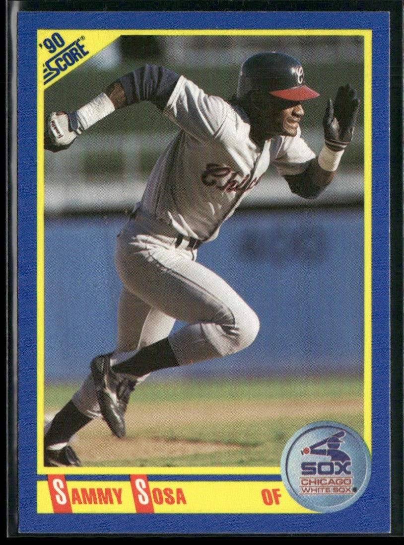 Sammy Sosa 1990 Score RC #558 Chicago White Sox