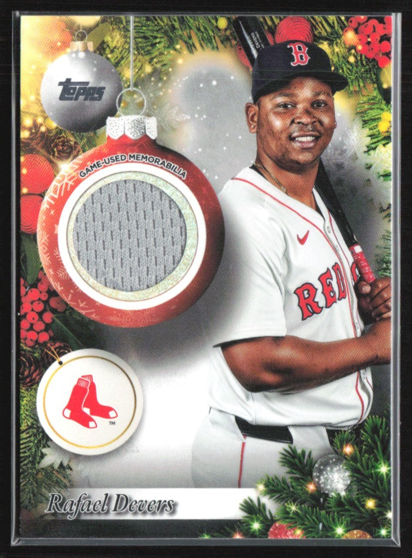 Rafael Devers 2025 Topps Holiday Jersey #PR-RD Boston Sox