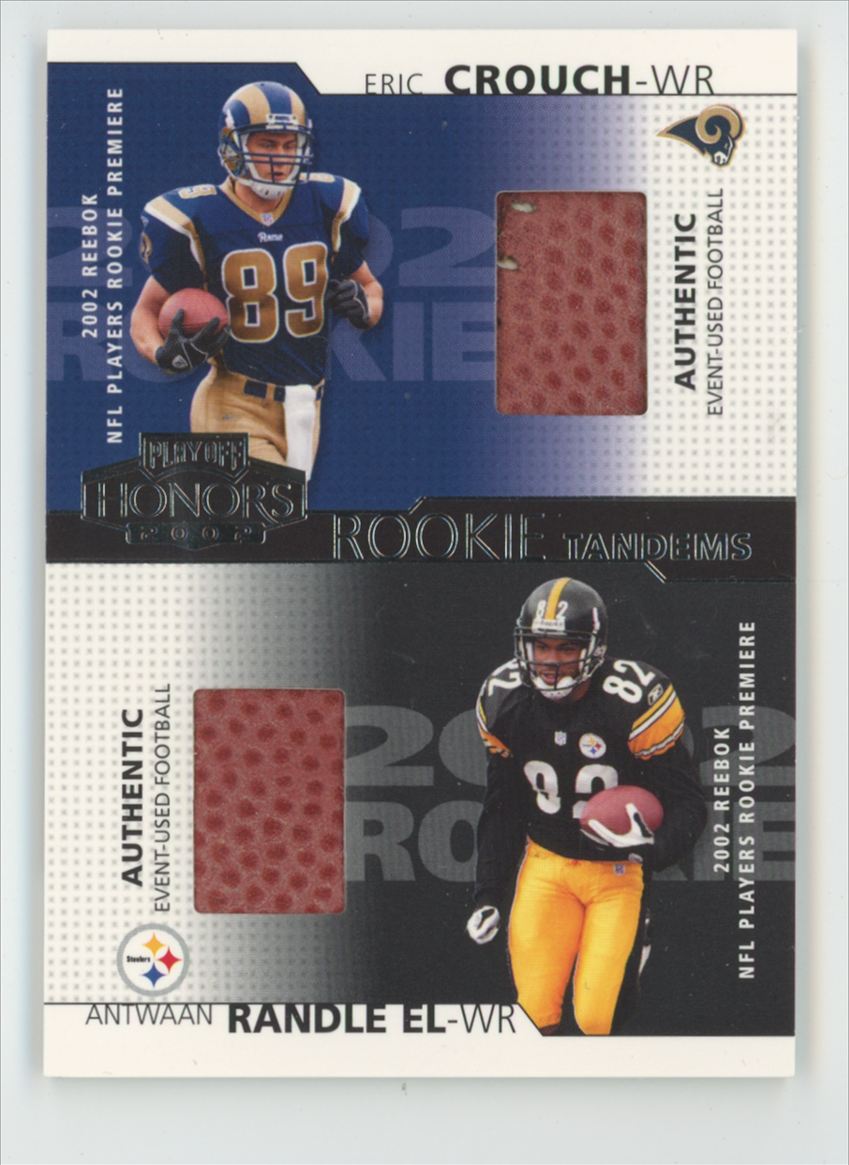 Eric Crouch/Antwaan Randle El 2002 Playoff Honors Rookie Tandems Ball #RT-8