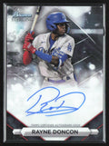 Rayne Doncon 2023 Bowman Sterling AUTO #PA-RD Los Angeles Dodgers