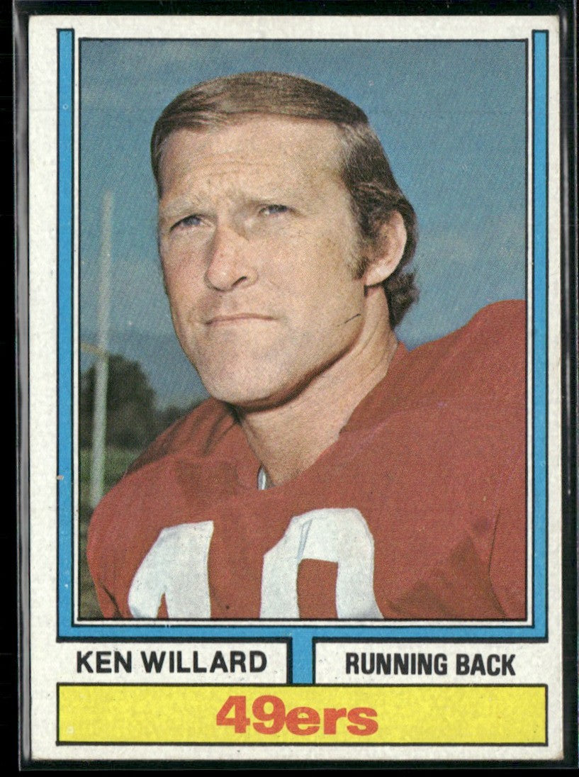 Ken Willard 1974 Topps #19 San Francisco 49ers