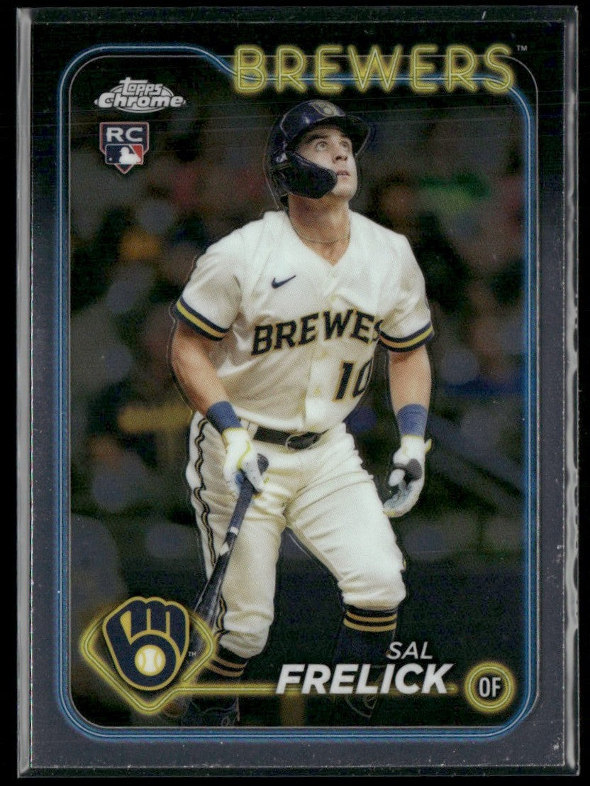 Sal Frelick 2024 Topps Chrome RC #39 Milwaukee Brewers