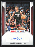 Alondes Williams 2024 Hoops Great Significance AUTO #GS-AWH Miami Heat